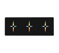 YYHWHJDE The Brightest Star In The Sky Tapis de souris extra large antidérapant pour clavier de gaming Version épaisse 30,5 x 80 cm