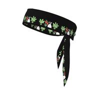 YYHWHJDE The carrot garden of the little fat rabbit Prints Sports Double Face Headscarf Quick Dry Moisture Absorbe l'humidité pour femmes, filles et hommes