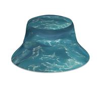YYHWHJDE The Deep Ocean Chapeau cloche réfléchissant unisexe léger respirant pliable Noir