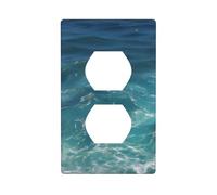 YYHWHJDE The Deep Ocean Picture Plaque murale double prise électrique incassable et durable 11,4 x 7 cm