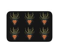 YYHWHJDE The Devil with Hair Like Tree Roots Picture Crystal Velvet Lock Edge Tapis de sol pour chambre à coucher, salon, dortoir, décoration de la maison