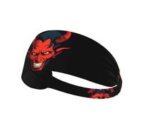 YYHWHJDE The Devil's Face Bandeau de sport pour femme Résistant à la transpiration Bandeau élastique