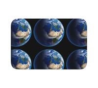 YYHWHJDE The Earth of Hope Picture Crystal Velvet Lock Edge Tapis de sol pour chambre à coucher, salon, dortoir, décoration de la maison