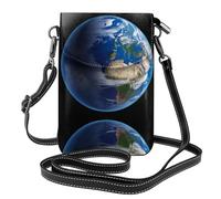 YYHWHJDE The Earth of Hope Picture Téléphone portable pour femme avec prépuce en cuir et bandoulière réglable