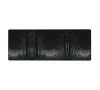 YYHWHJDE The Endless Tapis de souris extra large Motif forêt grise 30,5 x 80 cm pour l'apprentissage des jeux au bureau