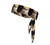 YYHWHJDE The endless Wealth Prints Foulard de sport double face à séchage rapide, évacuation de l'humidité pour femmes, filles et hommes