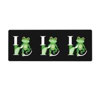 YYHWHJDE The Frog Prince Who Said He Loved You Tapis de souris extra large antidérapant pour clavier de jeu Version épaisse 30,5 x 80 cm