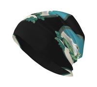 YYHWHJDE The Giant Snake Guarding The Mountain Prints Bonnet en tricot pour adulte - Bonnet extensible doux et confortable pour homme et femme, noir