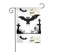 YYHWHJDE The Grave Guardian Picture Mât de drapeau de jardin Décoration de cour extérieure Double face 30,5 x 45,7 cm