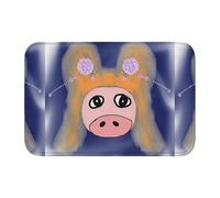 YYHWHJDE The Head of The Bull Devil Picture Crystal Velvet Lock Edge Tapis de sol, tapis de chambre, salon, dortoir, décoration de la maison