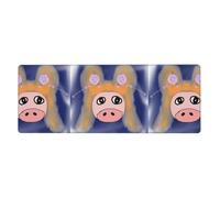 YYHWHJDE The Head of The Bull Devil Tapis de souris extra large pour bureau d'ordinateur Clavier de jeu antidérapant Version épaisse 30,5 x 80 cm
