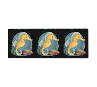YYHWHJDE The Home of The Seahorse Tapis de souris extra large pour bureau d'ordinateur Clavier de jeu antidérapant Version épaisse 30,5 x 80 cm