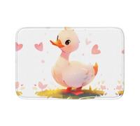 YYHWHJDE The Kind Little White Duck Picture Crystal Velvet Lock Edge Tapis de sol pour chambre à coucher, salon, dortoir, décoration de la maison
