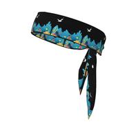 YYHWHJDE The little girl favored by the ocean Prints Foulard de sport double face à séchage rapide, évacuation de l'humidité pour femmes, filles et hommes