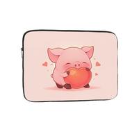 YYHWHJDE The Little Pig in Love - Housse de protection antichoc pour ordinateur portable de 17" - Pour homme et femme, voyage d'affaires, bureau et usage quotidien