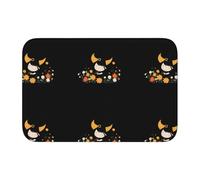 YYHWHJDE The Little Witch in the Flowers Picture Crystal Velvet Lock Edge Tapis de sol pour chambre à coucher, salon, dortoir, décoration de la maison