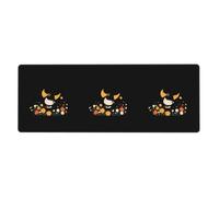 YYHWHJDE The Little Witch In The Flowers Tapis de souris extra large antidérapant pour clavier de gaming Version épaisse 30,5 x 80 cm