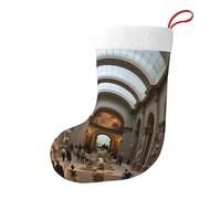 Yyhwhjde The Metropolitan Museum of Art in New York Picture Chaussettes décoratives de Noël pour remplir de petits cadeaux tels que des bonbons et des petits jouets