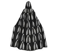 YYHWHJDE The Mystery Under The Veil Cape à capuche pour adulte sans fermeture éclair, confortable pour les fêtes costumées