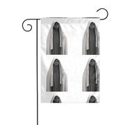 YYHWHJDE The mystery under the veil Pattern Garden Flag Pole Outdoor Courtyard Decoration Double-face 30,5 x 45,7 cm