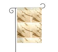 YYHWHJDE The Quicksand of Time Mât de drapeau de jardin extérieur décoration double face 30,5 x 45,7 cm