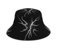 YYHWHJDE The Rhythm of Heavy Rain Chapeau cloche réfléchissant léger, respirant et pliable pour homme et femme, noir