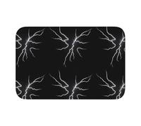 YYHWHJDE The Rhythm of Heavy Rain Picture Tapis de sol en velours avec bord verrouillable pour chambre à coucher, salon, dortoir, décoration de la maison