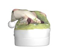 YYHWHJDE The Shy Little Sheep Picture Bonnet de Noël pour adulte Design doux, léger et moelleux pour homme et femme