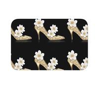 YYHWHJDE The Story of Flowers and High Heels Picture Crystal Velvet Lock Edge Tapis de sol, tapis de chambre, salon, dortoir, décoration de la maison