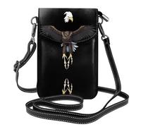 YYHWHJDE The terrifying Eagle Impeachment Picture Téléphone portable pour femme avec prépuce en cuir et bandoulière réglable