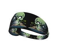 YYHWHJDE The Terrifying Skull Island Bandeau de sport pour femme Résistant à la transpiration Bandeau élastique