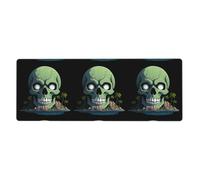 YYHWHJDE The Terrifying Skull Island Tapis de souris extra large pour bureau d'ordinateur Clavier de jeu antidérapant Version épaisse 30,5 x 80 cm