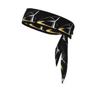 YYHWHJDE The Wind Blows The Wind Blows The Windmill Pattern Quick Dry Moisture Wicking, Multifunctional Athletic Band for Women and Men