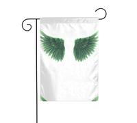 YYHWHJDE The wings of peace Prints Mât de drapeau de jardin extérieur décoration de cour 30,5 x 45,7 cm