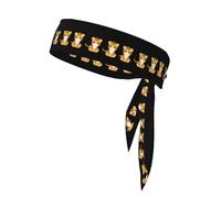YYHWHJDE Trois jolis petits tigres imprimés de sport double face foulard à séchage rapide, évacuation de l'humidité pour femmes, filles et hommes