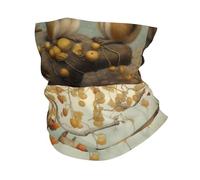 YYHWHJDE Trois petits écureuils cueillant des poires - Foulard multifonction pour sports d'extérieur - Respirant - Absorbe la transpiration - Convient aux hommes et aux femmes