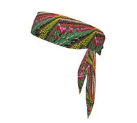 YYHWHJDE Tulip Scape Foulard de sport absorbant la transpiration et respirant, bandeau de mouvement, foulard double face