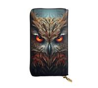 YYHWHJDE Twin Peaks Portefeuille long en cuir de qualité imprimé hibou pour filles et femmes 19 x 10,5 cm, Noir , Taille unique