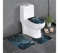 YYHWHJDE Valley Lakeside Home Lot de 3 tapis de sol pour salle de bain, tapis de douche, antidérapant, séchage rapide