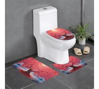 YYHWHJDE Whirlpool Lot de 3 tapis de sol antidérapants en flanelle, épais et absorbants, pour salle de bain et toilettes, 61 x 40,6 cm