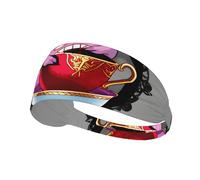 YYHWHJDE Wicked Fantasy Bandeau élastique pour femme Motif tasses de thé