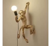 YYingYYue Lampe De Singe Drôle, Application Murale en Résine, Lampe Murale Créative Moderne, Lumière Murale De Décoration Intérieure, Luminaire d'art Industriel for Le Couloir du Salon du Salon,C