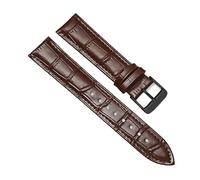 YYJzsw Bracelet de montre universel en cuir for hommes et femmes, 12 mm, 14 mm, 16 mm, 18 mm, 20 mm, 22 mm, 24 mm(Brown-BK,14mm)