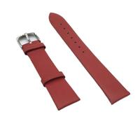 YYJzsw Bracelets De Montre En Cuir Véritable 12/14/16/18/20/22mm Bracelet De Ceinture De Poignet De Haute Qualité Marron Noir Montre Bandes De Remplacement Accessoires(Red 1,20mm)
