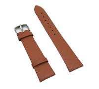 YYJzsw Bracelets De Montre En Cuir Véritable 12/14/16/18/20/22mm Bracelet De Ceinture De Poignet De Haute Qualité Marron Noir Montre Bandes De Remplacement Accessoires(Brown 1,18mm)