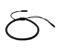YYKSYDPT Bracelet Porte-Bonheur Tibétain+Cadeau Bouddhiste!Bracelet Corde Fait à La Main Bracelets D'amitié Tressés Pour Femme Homme Style Tibet-Bracelets Réglable (Noir)