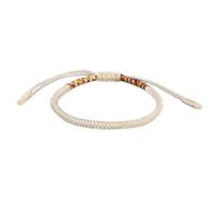 YYKSYDPT Bracelet Porte-Bonheur Tibétain+Cadeau Bouddhiste!Bracelet Corde Fait à La Main Bracelets D'amitié Tressés Pour Femme Homme Style Tibet-Bracelets Réglable (Cinq couleurs plus blanc cassé)