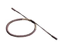 YYKSYDPT Bracelet Porte-Bonheur Tibétain+Cadeau Bouddhiste!Bracelet Corde Fait à La Main Bracelets D'amitié Tressés Pour Femme Homme Style Tibet-Bracelets Réglable (Multicolore et marron)