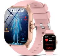 YYKY 2026 Montre Connectée Femme Homme 2.01" Smartwatch avec HRV/24H Fréqυence Cardιaqυe/Sommeil Tracker SOS Fonction d'appel/Météo