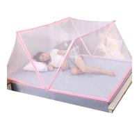 YYLDPFDC Moustiquaire Pliable Lit 2 Places, Portable de Voyage Moustiquaire, Camping Mosquito Rideau, Installation Facile, Maille Fine, pour Chambre à Coucher, Camping, 190 x 160 x 80 cm